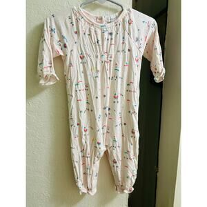 Angel Dear Bamboo Llama Footie VGUC Size 3-6 months